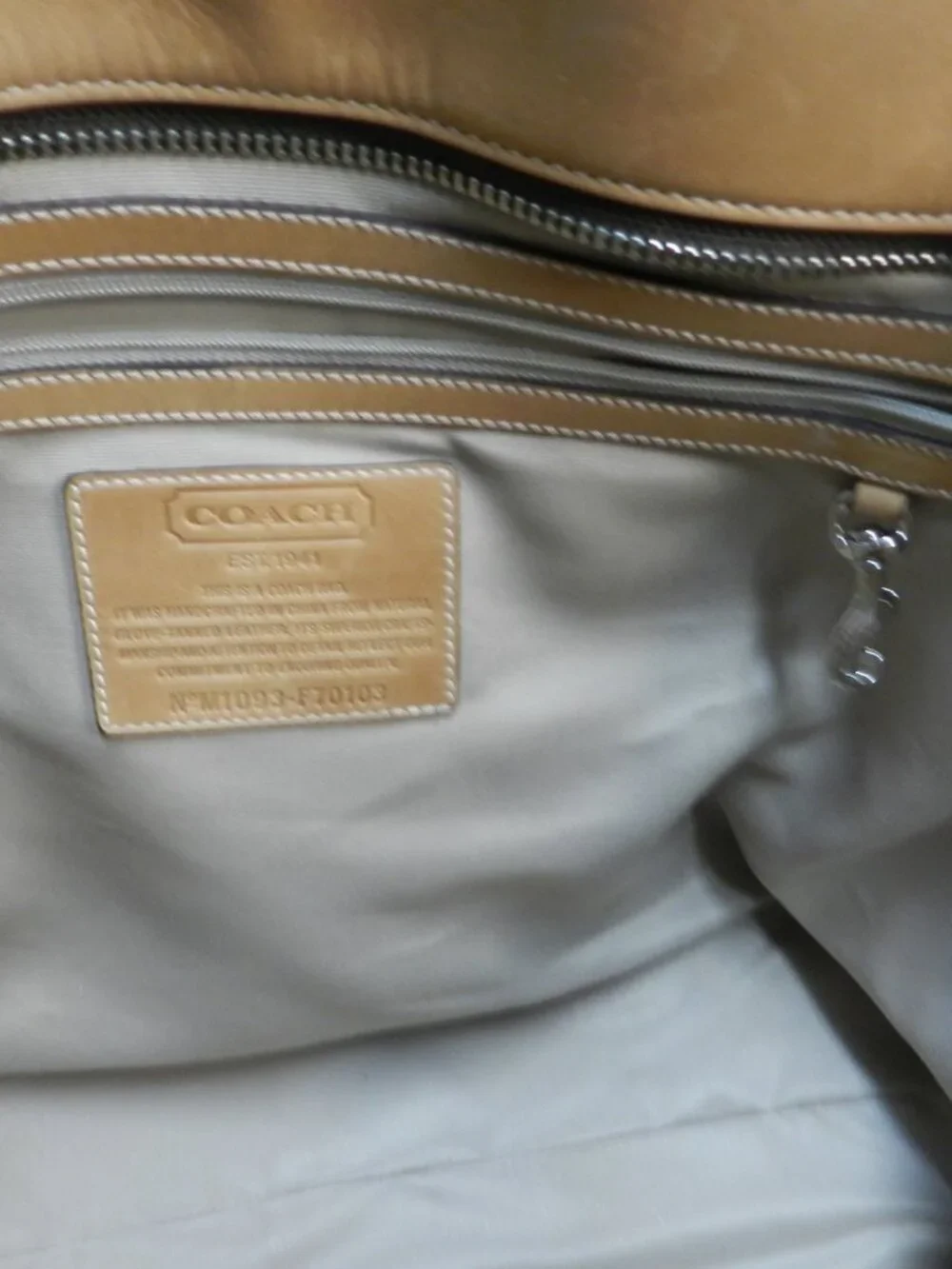 Coach Y2K Legacy Transatlantic Business Leather Tote Briefcase Bag large F70103
